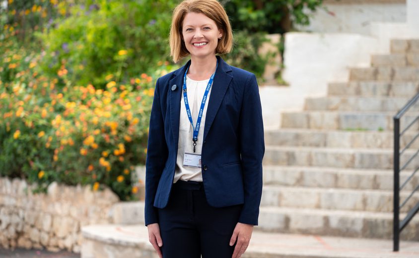 Elizabeth Compton Principal near stairs horizontal