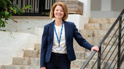 Elizabeth Compton Principal stairs horizontal