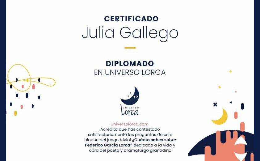 Certificate Julia