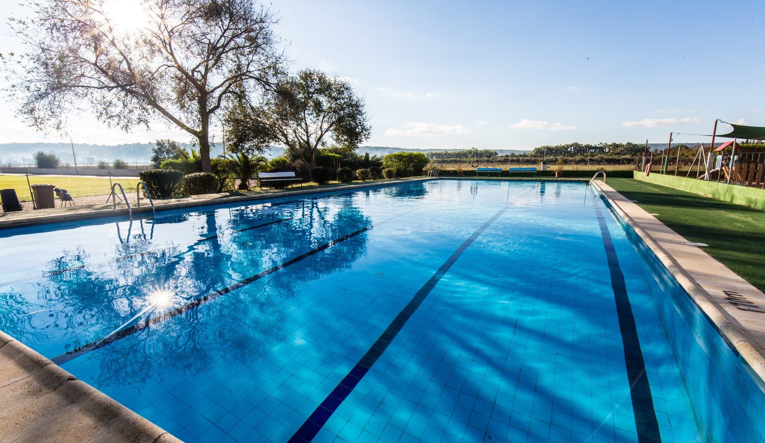 Outdoor swimming pool